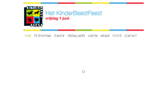 Desktop Screenshot of kinderbeestfeest.nl